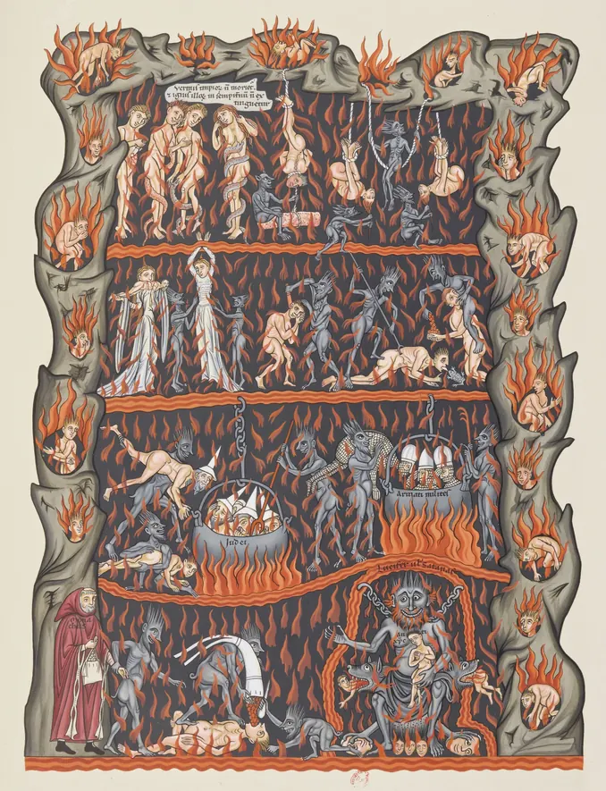 Plate 2: Hell (colour copy by Bastard d'Estang, 1842), preview