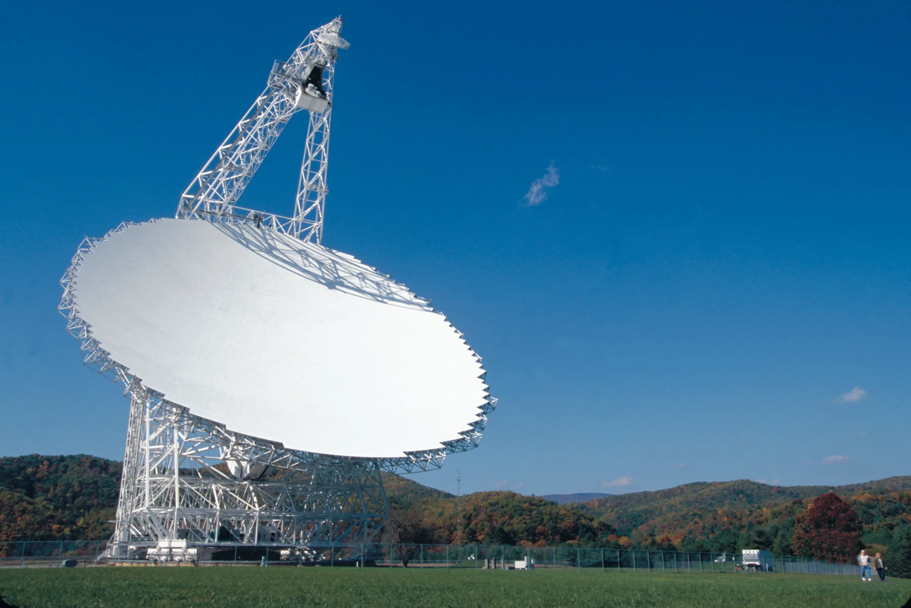 The Robert C. Byrd Green Bank Telescope, West Virginia, used by Breakthrough Listen to search for technosignatures